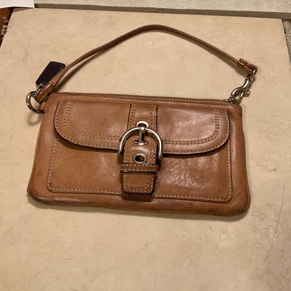 Coach Zippered Wristlet - Picture 2 of 5